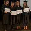 Les  premières étudiantes recevant le label CMI (Julie Challant, Laura Didierjean, Anaïs Laurent et Veronica Roman)