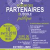 Affiche forum des partenaires de l'école publique