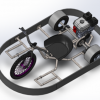 Prototype CAO 3 D du Drift-trike 