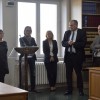 Inauguration en présence de Madame Brigitte Nominé et du Doyen Fabrice Gartner