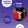 affiche théâtre et science