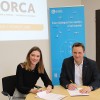 Eloïse Terrec, étudiante sportive de haut-niveau, signe un partenariat avec Alexandre Raguet, directeur de Lorca