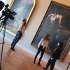 tournage avec Laura Fusco