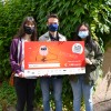 Photo de Camille, Raphaël et Laetitia, tous les 3 étudiants à l'ENSIC