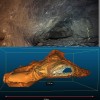 Photographie et relevé Lidar d'un chantier taillé au feu dans les mines de l'acropole de Thorikos