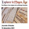 Journée d'études Explorer le Moyen Âge