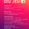 Programme de l'événement Semaine du jeu