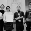 L’équipe du projet ANR GRASP-IT a obtenu le prix de la meilleure démonstration lors de la conférence IHM’22. Crédit photo : Stéphanie Fleck