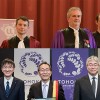 Cérémonie DHC de Hideo Ohno, président de l'université de Tohoku