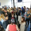 Groupe d'étudiants du DéFLE et d'intervenants discutant à la MDE du CLSH