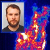 Romain Meinier, postdoctorant au LEMTA spécialisé dans le comportement au feu des matériaux
