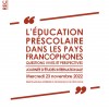 visuel programme L’éducation préscolaire dans les pays francophones : questions vives et perspectives 