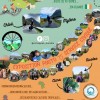 Affiche de l'expo : "Projets d’étudiants de l’ENSAIA en Irlande et au Kenya"