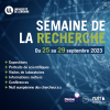 Semaine de la Recherche - édition septembre 2023
