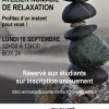 Atelier nomade de relaxation à la BU Santé