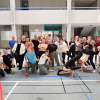 Photo de groupe lors de l'atelier Hip-hop
