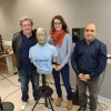 L’équipe de recherche du LEMTA est composée de Joël Ducourneau – professeur, de Balbine Maillou et d’Adil Faiz – maîtres de conférences (de gauche à droite).