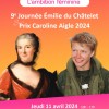 Journée Emilie du Châtelet et Prix Caroline Aigle