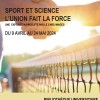 Affiche de l'exposition "Sport et science"