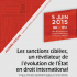 IRENEE - Affiche Journée d'étude Les sanctions ciblées, un révélateur de l’évolution de l’État en droit international