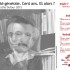 Photos mixées de Einstein, Laue et Weyl - affiche du colloque