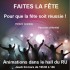 affiche faites la fete à Bridoux