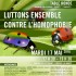 Affiche de la table ronde "Luttons ensemble contre l'homophobie"