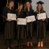 Les  premières étudiantes recevant le label CMI (Julie Challant, Laura Didierjean, Anaïs Laurent et Veronica Roman)