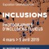 Affiche de l'exposition "Inclusions : photographies d'inclusions fluides" - BU Ingénieurs Brabois