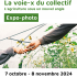Affiche de l'exposition "La voie-x du collectif"