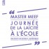 visuel programme journée laïcité 2024 INSPÉ de Lorraine