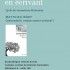 cycle de rencontres littéraires Matthieu Rémy