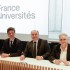 Le nouveau Bureau de France Universités, de gauche à droite : Jean-François Huchet, vice-président ; Lamri Adoui, président ; Hélène Boulanger vice-présidente ©France Universités