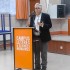 Mme Boulanger tenant un discours lors du 60ème anniversaire du CLSH.