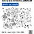 Affiche de l'atelier de croquis : "Sous l'oeil de Mathias Mercier"