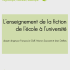 Couverture Pratiques 205-206 : « L’enseignement de la fiction de l’école à l’université » Couverture grise et verte avec les mentions du titre