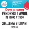 Challenge étudiant : don du sang