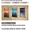 [Conférence] "Auto-édition ou édition classique : comment choisir ?" à la BU Lettres & SHS