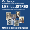 Affiche du vernissage Les illustres