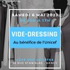 Infographie "Vide dressing au bénéfice de l'Unicef"
