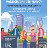 affiche "diagnostic communal de santé à Vandoeuvre"