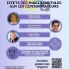 affiche "Effets des images digitales sur les consommateurs"
