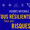 Affiche de la journée nationale "Tous résilients face aux risques"