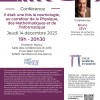 Affiche conférence Bruno Lévy