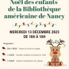 Le Noël des enfants de la Bibliothèque américaine de Nancy