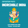 Affiche de l'exposition "Incredible India"