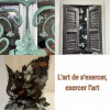 Exercer l'art, l'art de s'exercer. Visuels de trois créations d'étudiantes en master 2 Arts plastiques.