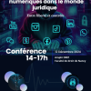 Affiche de la conférence L'influence des plateformes numériques dans le monde juridique