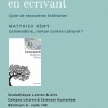 cycle de rencontres littéraires Matthieu Rémy