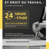 Affiche du colloque Droit des contrats et droit du travail